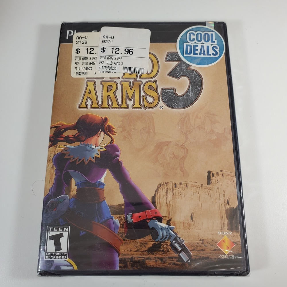 Wild Arms 3 Sony Playstation 2 PS2 2002 Western RPG Media Vision New Sealed